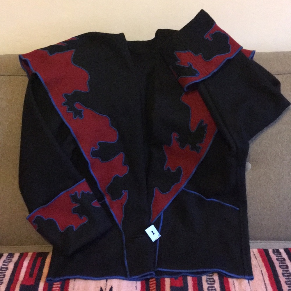 *RARE* vintage Cindy Owing Designs wool jacket
